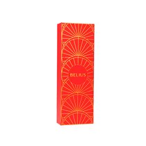 Boligrafo Belius Soiree Aluminio Color Art Deco Granate Y Dorado Tinta Azul Caja De Diseño