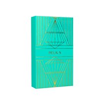 Boligrafo Y Estuche Belius Soiree Color Art Deco Turquesa Y Dorado Tinta Azul Caja De Diseño