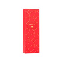 Boligrafo Belius Passion Dor Aluminio Textura Cepillada Color Rojo Y Dorado Tinta Azul Caja De Diseño
