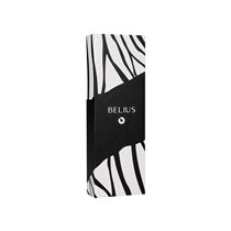 Boligrafo Belius Dualita Cuerpo Blanco Color Negro Tinta Azul Caja De Diseño