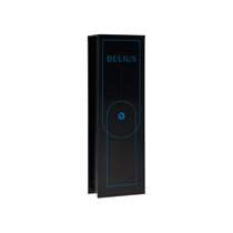 Boligrafo Belius Turbo Aluminio Color Azul Y Negro Tinta Azul Caja De Diseño