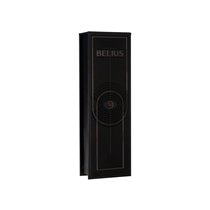 Boligrafo Belius Turbo Aluminio Color Negro Tinta Azul Caja De Diseño