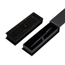 Boligrafo Belius Turbo Aluminio Color Negro Tinta Azul Caja De Diseño