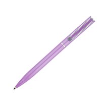 Juego Boligrafo Y Roller Belius Endless Summer Aluminio Color Morado Y Plateado Tinta Azul Caja De Diseño