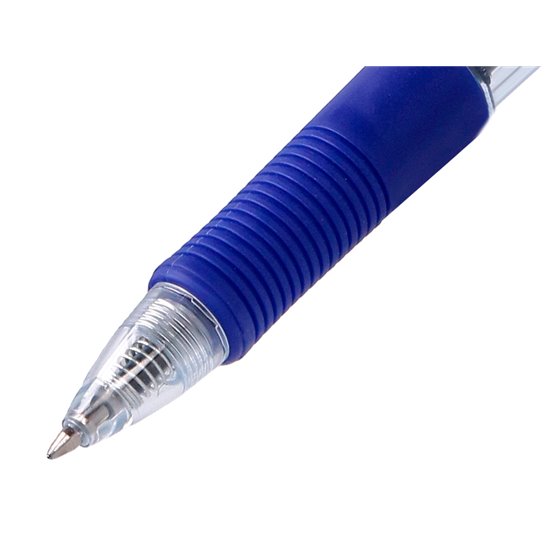 Boligrafo Q-Connect Sigma Retractil Con Sujecion De Caucho Tinta Gel 0,5 Mm Color Azul