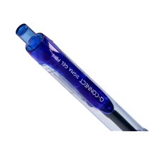 Boligrafo Q-Connect Sigma Retractil Con Sujecion De Caucho Tinta Gel 0,5 Mm Color Azul