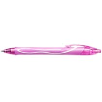 Boligrafo Bic Gelocity Quick Dry Retractil Tinta Gel Rosa Punta De 0,7 Mm