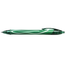 Boligrafo Bic Gelocity Quick Dry Retractil Tinta Gel Verde Punta De 0,7 Mm