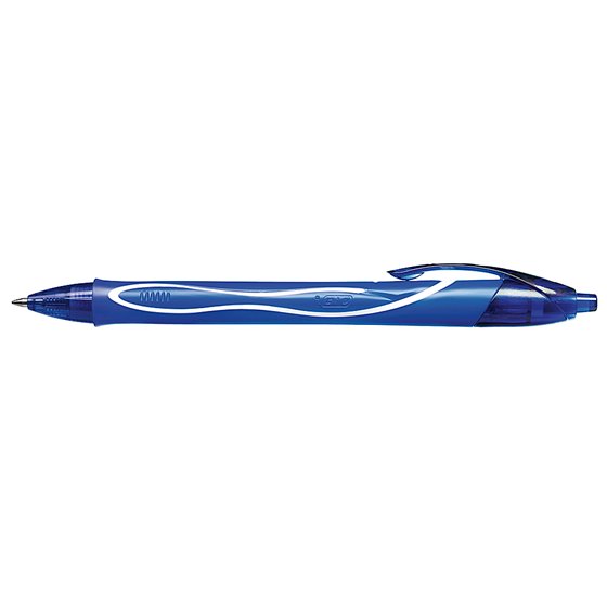 Boligrafo Bic Gelocity Quick Dry Retractil Tinta Gel Azul Punta De 0,7 Mm