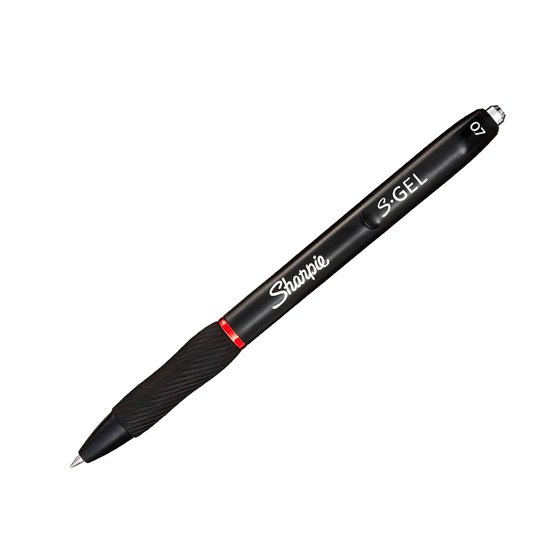Boligrafo Sharpie Retractil Tinta Gel Punta 0,7 Mm Color Rojo