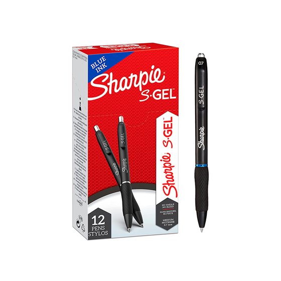 Boligrafo Sharpie Retractil Tinta Gel Punta 0,7 Mm Color Azul