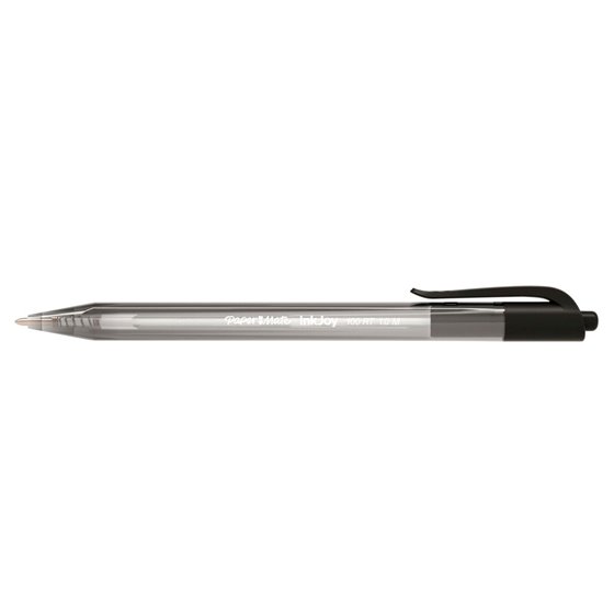 Boligrafo Paper Mate Inkjoy 100 Retractil Punta Media Negro