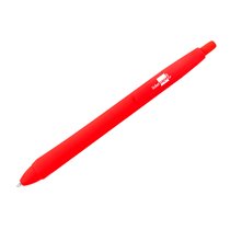 Boligrafo Liderpapel Gummy Touch Retractil 1,0 Mm Tinta Roja