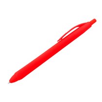 Boligrafo Liderpapel Gummy Touch Retractil 1,0 Mm Tinta Roja