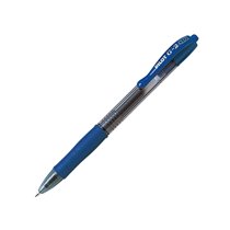 Boligrafo Pilot G-2 Azul Tinta Gel Retractil Sujecion De Caucho En Blister