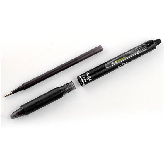 Boligrafo Pilot Frixion Clicker Borrable 0,7 Mm Punta Media Negro En Blister