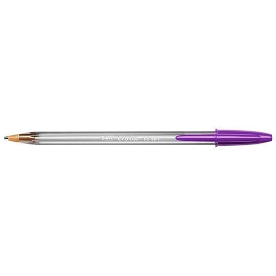 Boligrafo Bic Cristal Fun Morado Punta 1,6 Mm