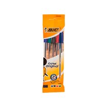 Boligrafo Bic Cristal Original Bolsa De 5 Unidades Colores Surtidos 2 Azul /1 Negro /1 Rojo /1 Verde