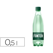 Agua Mineral Natural Con Gas Fonter Botella De 500Ml