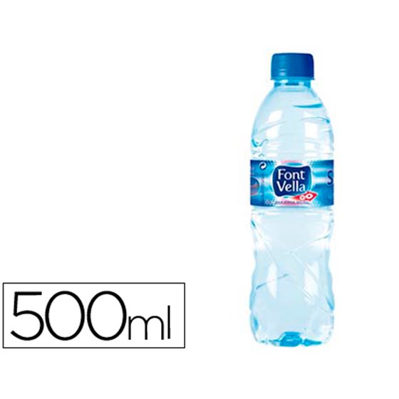 Agua Mineral Natural Font Vella Sant Hilari 500 Ml
