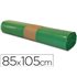 Bolsa Basura Industrial Verde 85X105Cm Galga 110 Rollo De 10 Unidades