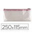 Bolsa Multiusos Q-Connect Malla Cheque 250X115 Mm Apertura Superior Con Cremallera Rojo