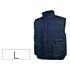 Chaleco Deltaplus Multibolsillos Con Cremallera Cintura Elastica Color Azul Naranja Talla L