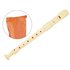 Flauta Hohner 9516 Color Marfil Desmontado Funda Naranja