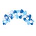 Globo 100% Latex Biodegradable Guinarlda Arco Baby Blue 55 Unidades