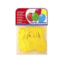 Globo 100% Latex Biodegradable Pastel Amarillo Bolsa De 20 Unidades