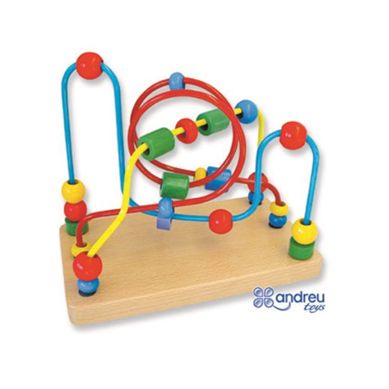 Juego Andreutoys Laberinto Manipulacion Para Psicomotrocidad Fina 23X19X13 Cm