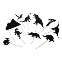 Juego Mideer Titeres De Sombras Dinosaurios