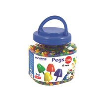 Juego Miniland Pegs Bote De 2600 Piezas De 10 Mm