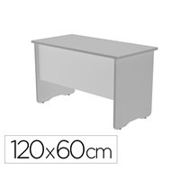 Mesa De Oficina Rocada Work 2000Ab02 Aluminio/Gris 120X60 Cm