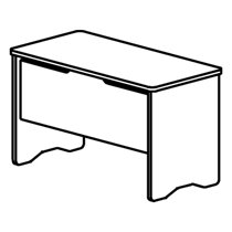 Mesa Oficina Rocada Serie Work 120X60 Acabado Aa01 Haya/Haya