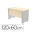 Mesa Oficina Rocada Serie Work 120X60 Cm Acabado Aw04 Blanco/Blanco