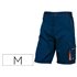 Pantalon De Trabajo Deltaplus Bermuda Cintura Ajustable 5 Bolsillos Color Azul Naranjatalla M