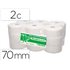 Papel Higienico Biznaga Jumbo 2 Capas Celulosa Blanca Mandril 76 Mm Para Dispensadorkf16756
