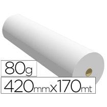 Papel Reprografia Ppc Para Planos 420Mmx170Mt 80Gr