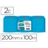 Papel Secamanos Amoos 2 Capas Professional 200 Mm X 125 Mt Color Azul Paquete De 6 Rollos