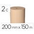 Papel Secamanos Bunzl Greensource Nature 2 Capas Celulosa Reciclada Kraft 200 Mm X 150 Mt Paquete De 6