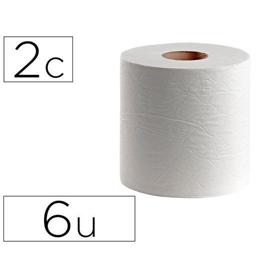 Papel Secamanos Dahi 2 Capas Celulosa Lisa 210 Mm X 150 Mt Paquete De 6 Rollos