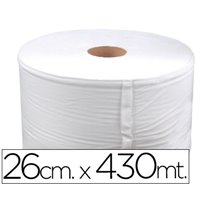 Papel Secamanos Industrial 26 Cms De Ancho X 400 Mts Aprox Diametro 33,5 Cm Para El Dispensador 46826