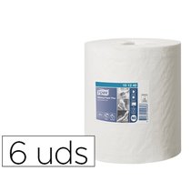 Papel Secamanos Tork Extra Ancho 215 Mm Largo 160 Mt 2 Capas Para Dispensador M2 Paquete De 6 Unidades