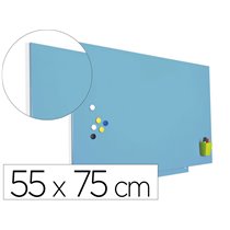 Pizarra Rocada Lacada Magnetica 55X75 Cm Color Azul