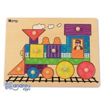 Puzle Andreutoys Madera Tren 10 Piezas