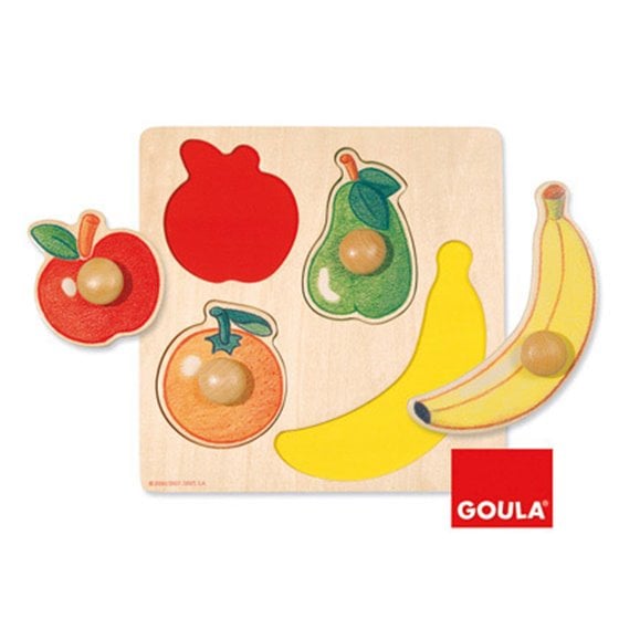 Puzle Diset Frutas 4 Piezas