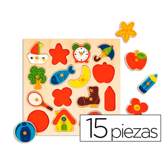 Puzle Diset Siluetas 15 Piezas