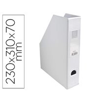Revistero Exacompta Pvc Lomo 70 Mm Color Blanco 230X310X70 Mm