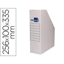Revistero Liderpapel Ecouse Carton 100% Reciclado Color Blanco 256X100X335 Mm